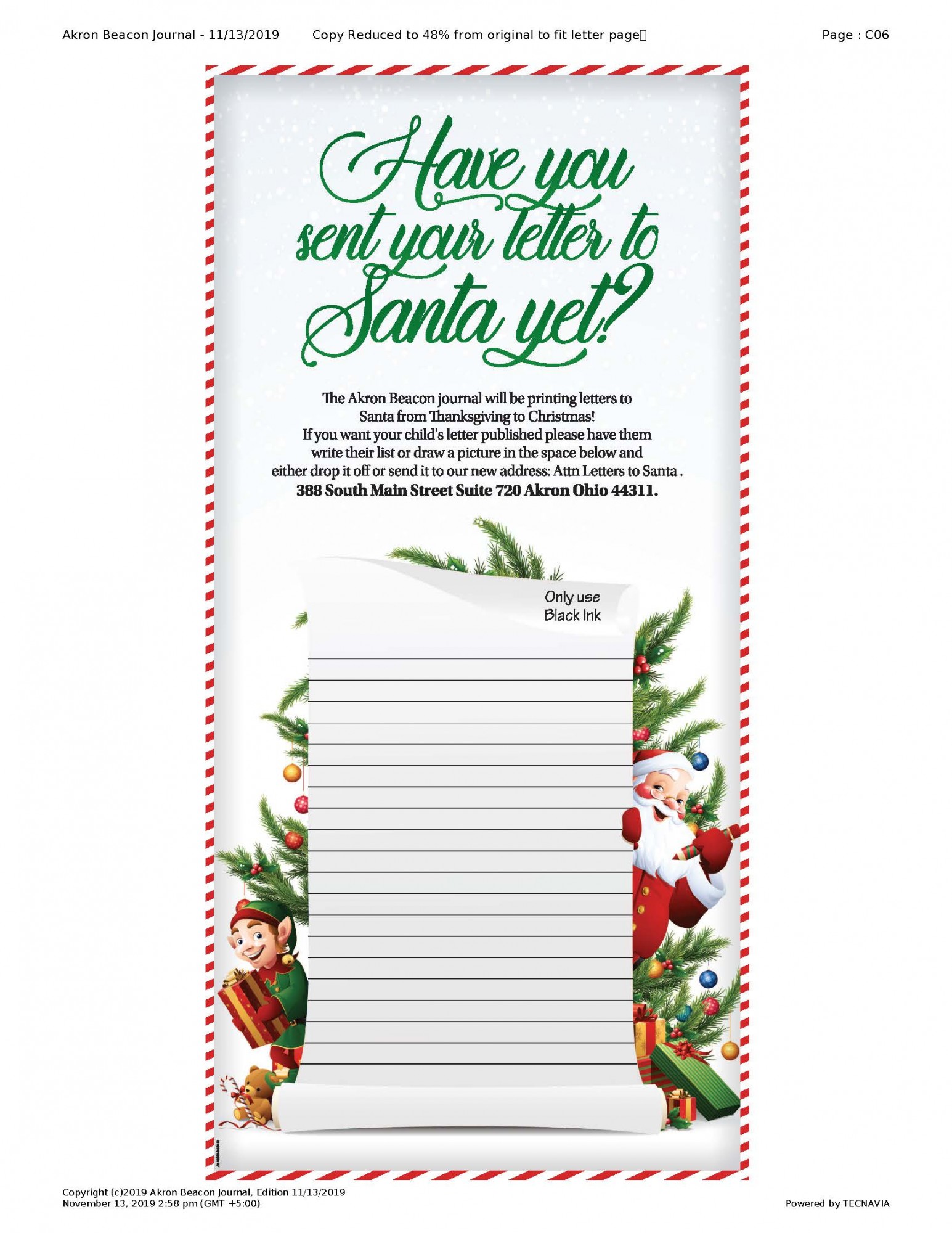Have you sent your letter to Santa yet?